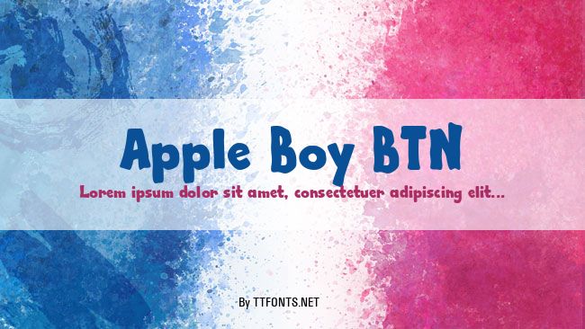 Apple Boy BTN example