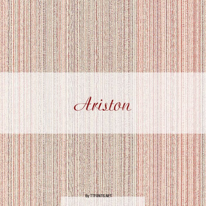 Ariston example