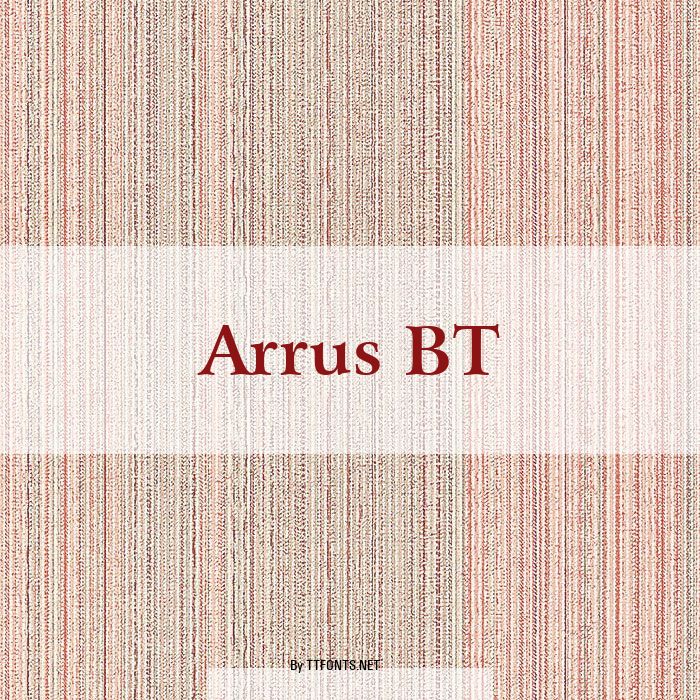 Arrus BT example