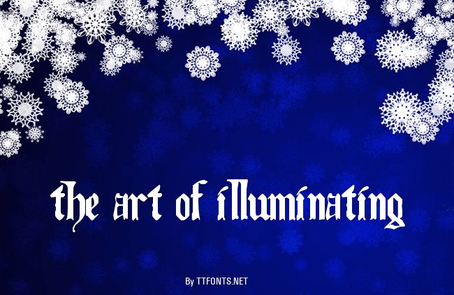 The Art of Illuminating example