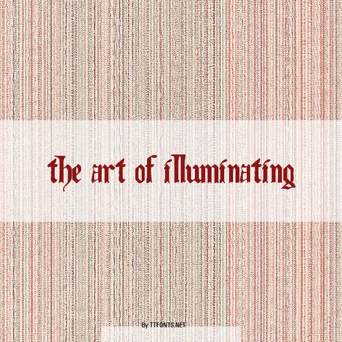 The Art of Illuminating example