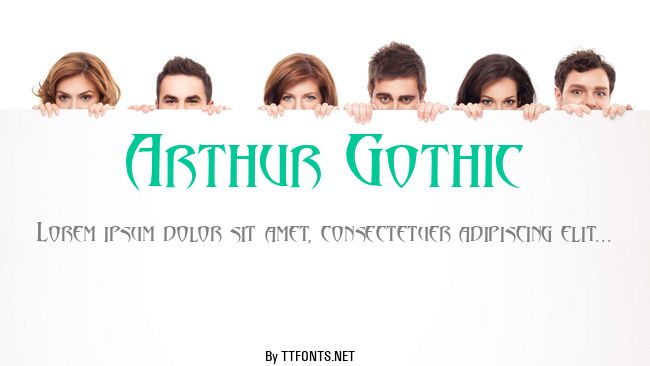 Arthur Gothic example