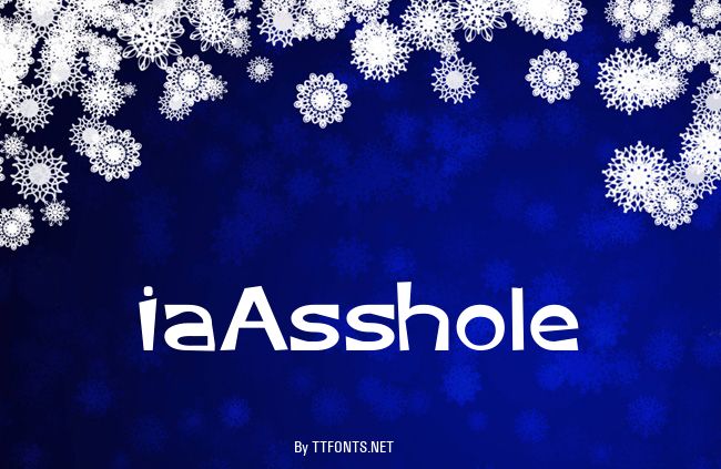iaAsshole example