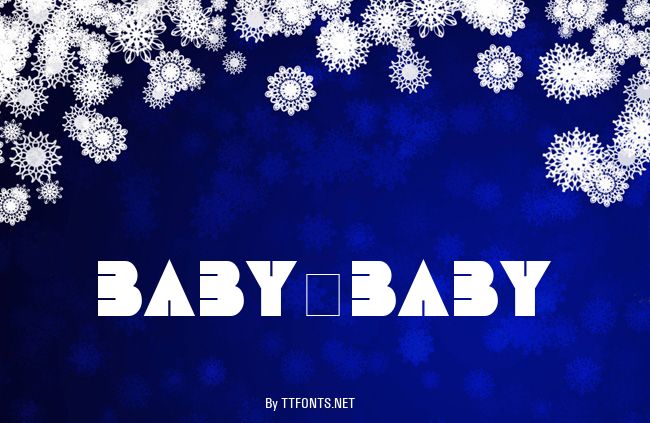 Baby-baby example