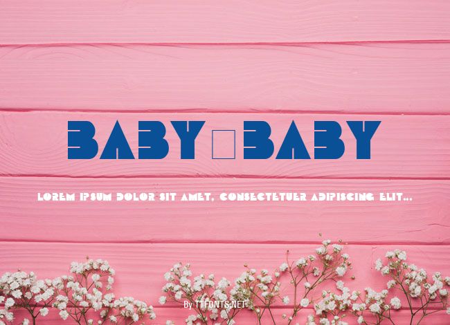 Baby-baby example