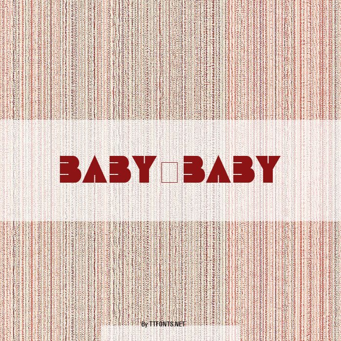 Baby-baby example