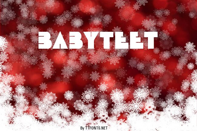BABYTEET example