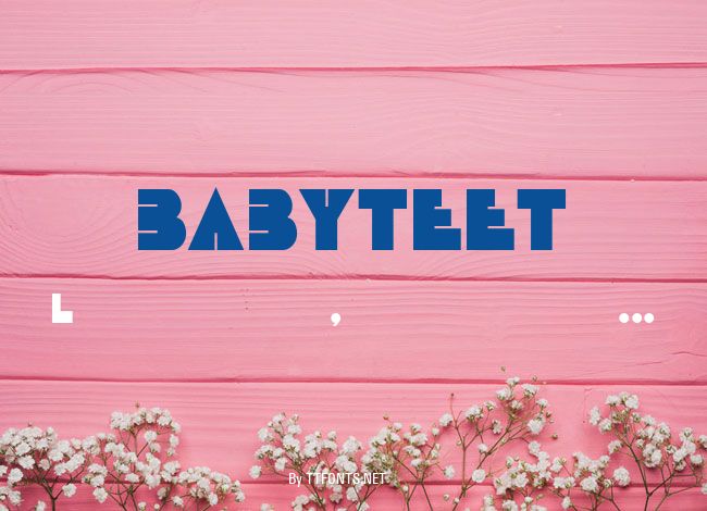 BABYTEET example