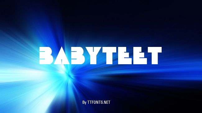 BABYTEET example