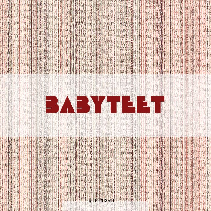 BABYTEET example