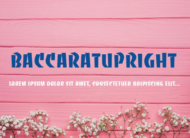 BaccaratUpright example