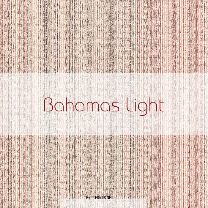 Bahamas Light example