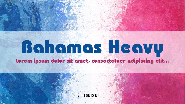 Bahamas Heavy example