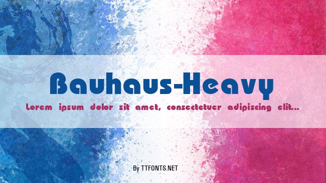 Bauhaus-Heavy example