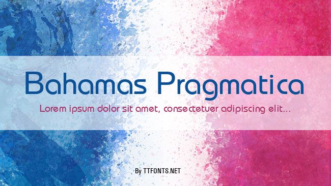 Bahamas Pragmatica example