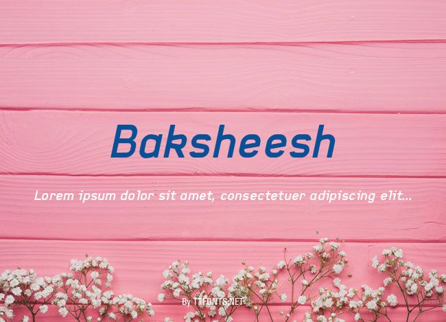Baksheesh example
