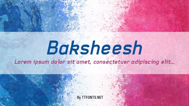 Baksheesh example