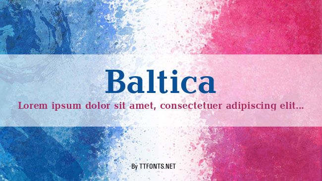 Baltica example