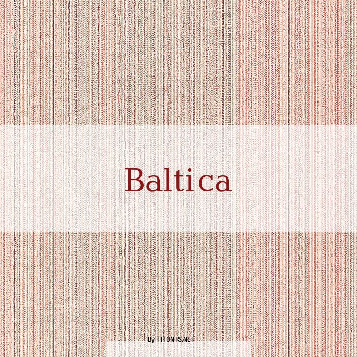 Baltica example