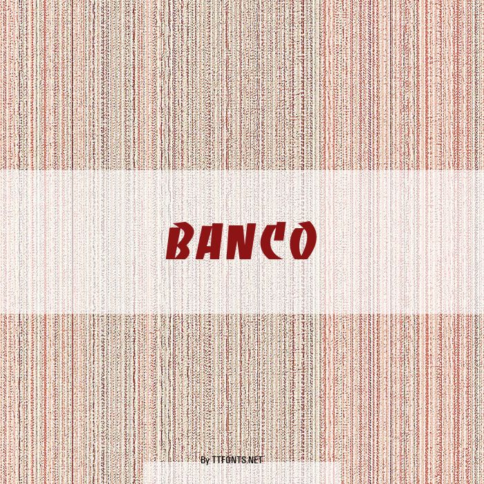 Banco example