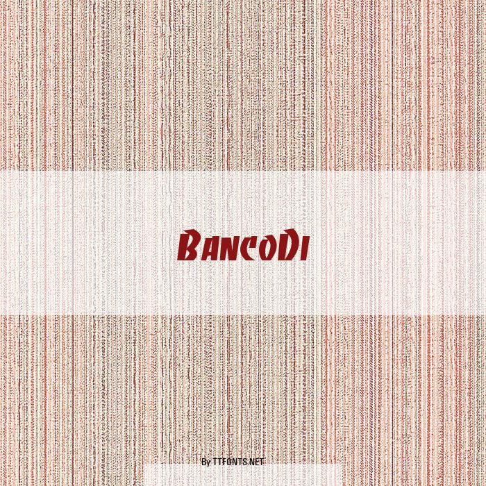 BancoDi example