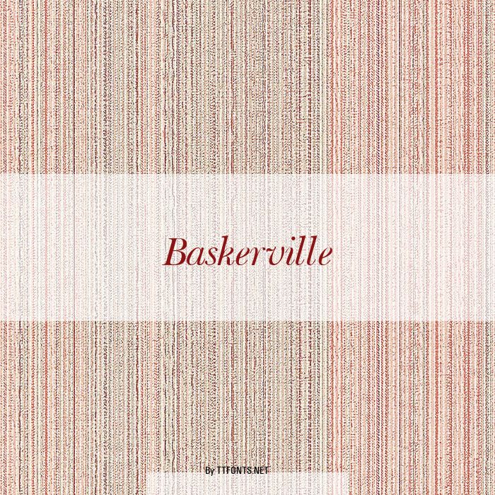 Baskerville example