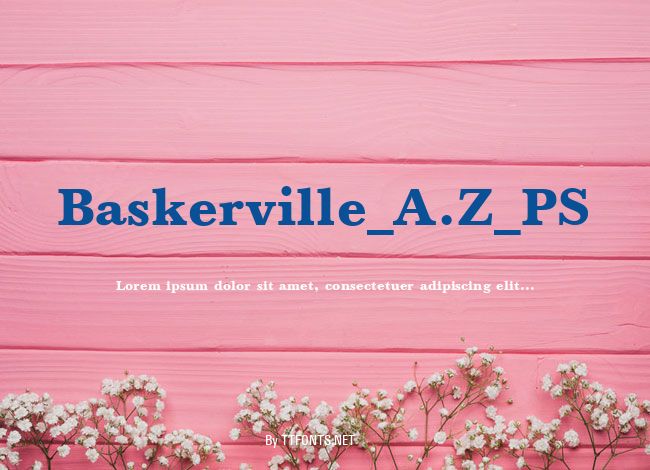 Baskerville_A.Z_PS example