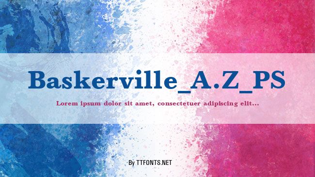 Baskerville_A.Z_PS example