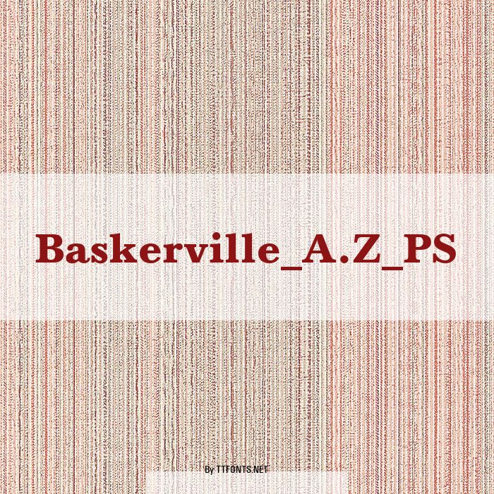 Baskerville_A.Z_PS example