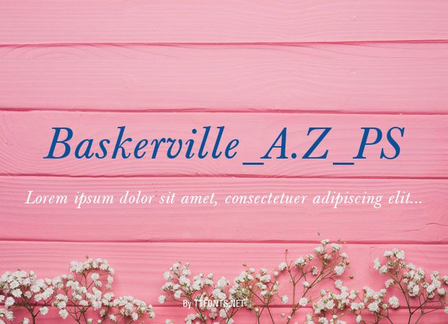 Baskerville_A.Z_PS example