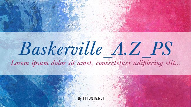 Baskerville_A.Z_PS example