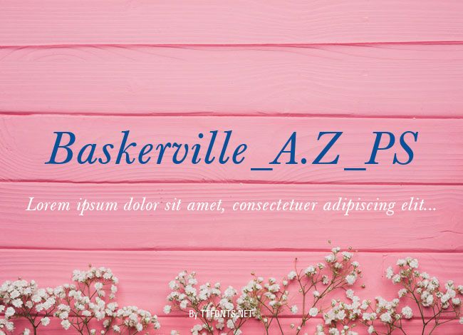 Baskerville_A.Z_PS example