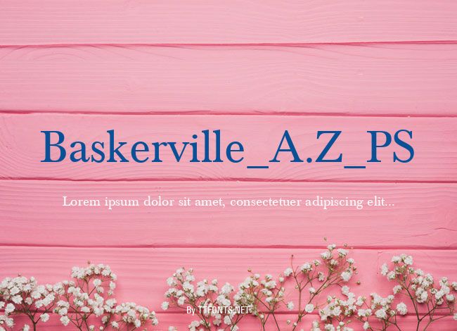 Baskerville_A.Z_PS example