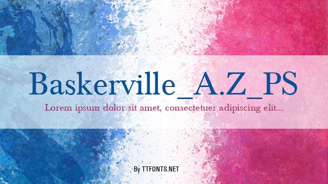 Baskerville_A.Z_PS example
