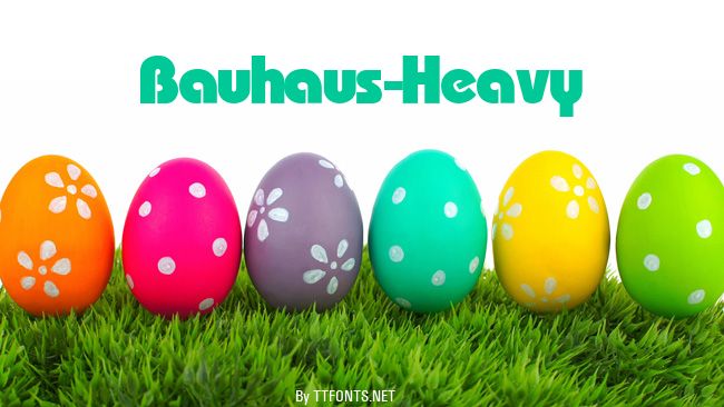 Bauhaus-Heavy example