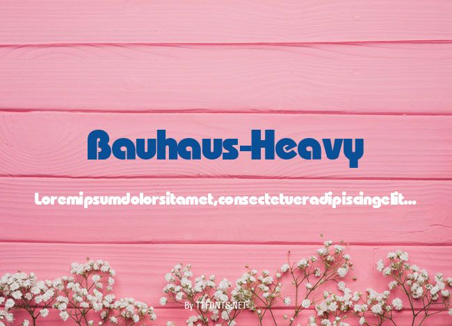 Bauhaus-Heavy example