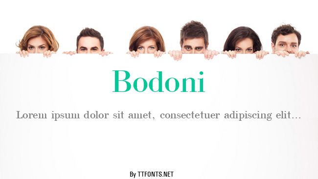 Bodoni example