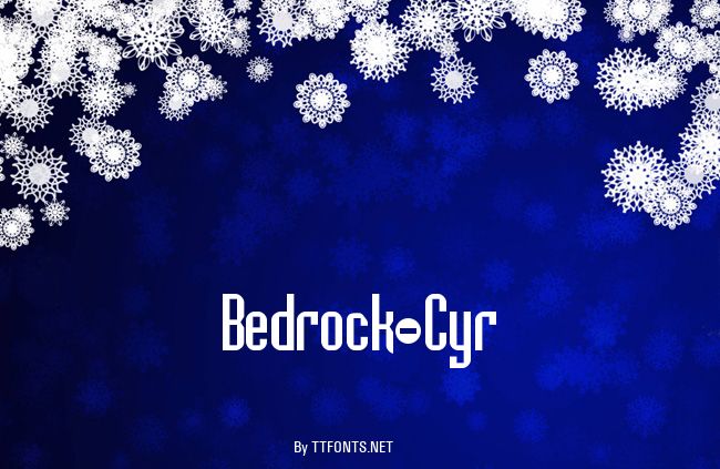 Bedrock-Cyr example