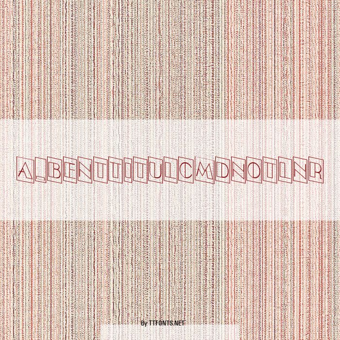 a_BentTitulCmDnOtlNr example