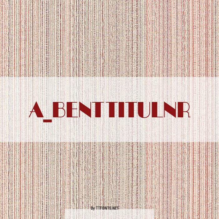 a_BentTitulNr example