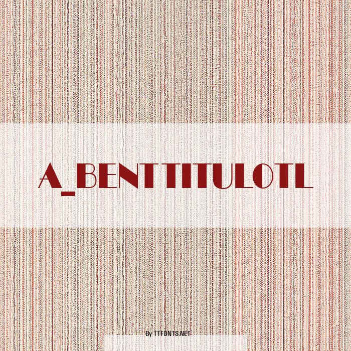 a_BentTitulOtl example
