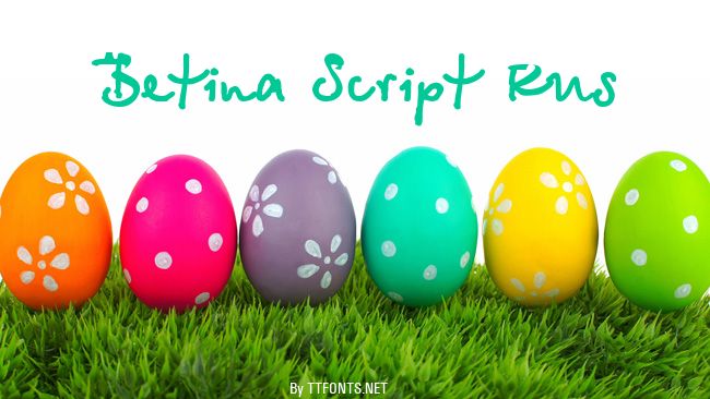 Betina Script Rus example