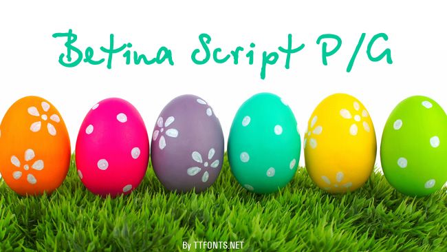 Betina Script P/G example