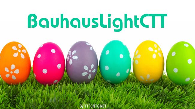 BauhausLightCTT example