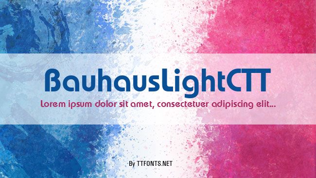 BauhausLightCTT example