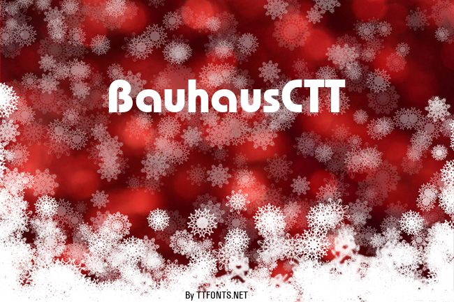 BauhausCTT example