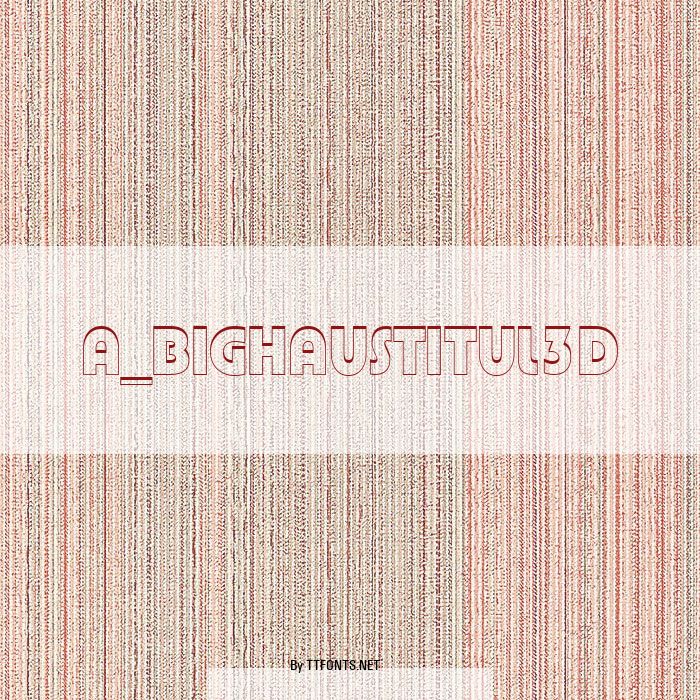 a_BighausTitul3D example