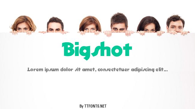 Bigshot example