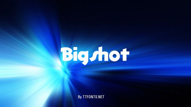 Bigshot example