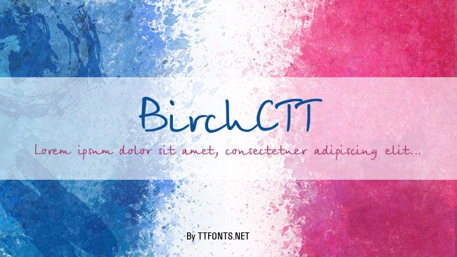 BirchCTT example